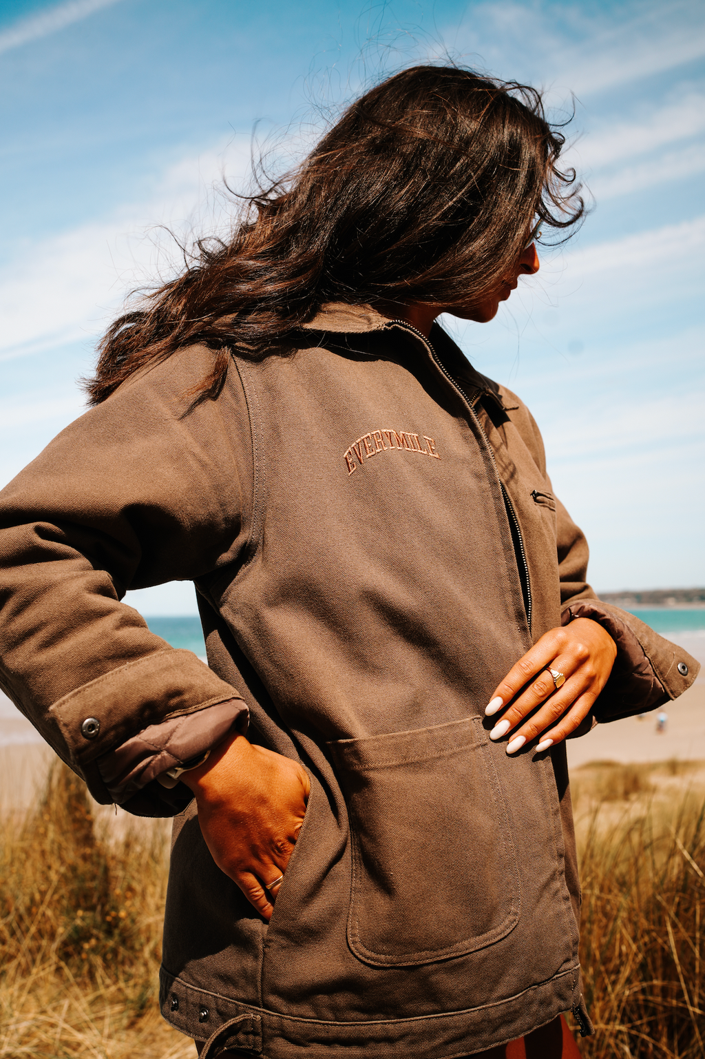 Heavy Weight Canvas Biker Jacket